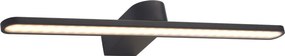 Iron Phoebe 50 - Επιτοιχιο Μεταλλικό φωτιστικό Led - Black Matt