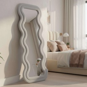 Cheval Mirror Mundo Oval - Cream Cream