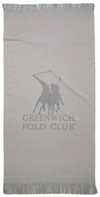 Πετσέτα Θαλάσσης 3778 Grey Greenwich Polo Club Θαλάσσης 80x170cm 100% Cotton