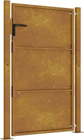vidaXL Πόρτα Κήπου 100x125 εκ. από Ατσάλι Corten