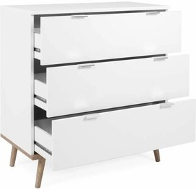 Σιφονιέρα Scandinavian Λευκό 79,8 x 40 x 86,5 cm