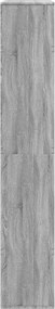 vidaXL Βιβλιοθήκη Γκρι Sonoma 100x33x187,5 εκ. από Επεξεργ. Ξύλο