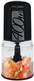 BRUNO πολυκόπτης BRN-0087, 2 ταχύτητες, 400W, 500ml, 4 λεπίδες, μαύρος