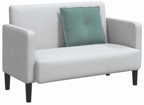 vidaXL Μαξιλάρι Πλάτης Θαλασσί 60 x 50 cm Υφασμάτινο Κορντουρά