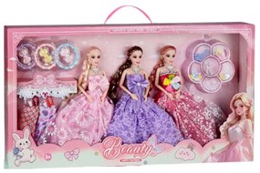 Σετ κούκλες με αξεσουάρ ομορφιάς - MY3204E - 917469