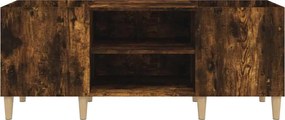 vidaXL Δισκοθήκη Καπνιστή Δρυς 121x38x48 εκ. από Επεξεργασμένο Ξύλο