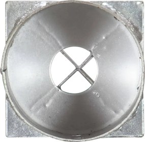 vidaXL Στηρίγματα Εδάφους 2 τεμ. Ασημί 10x76 εκ. Γαλβανισμένο Ατσάλι