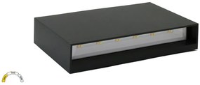 Απλίκα Φωτιστικό Τοίχου LED 12W Up-Down ΙΡ65 3CCT Lumen-9-91218-Ανθρακί 9-91218