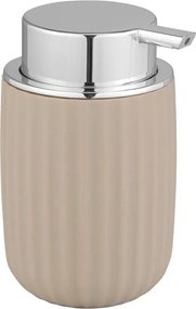 Dispenser Μπάνιου 250ml (Φ7.5x12.5) Wenko Agropoli Beige 25184100