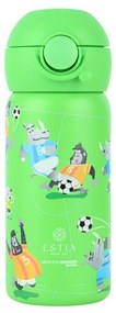Θερμός Παιδικό Ανοξείδωτο Με Καλαμάκι Jungle Kick 350ml-7x7x18εκ. Save The Aegean Estia 01-33095