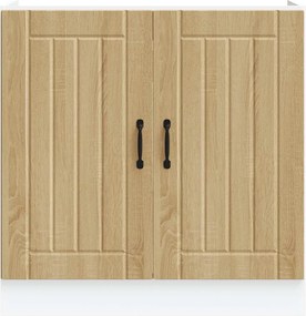 vidaXL Ντουλάπι βάσης νεροχύτη "Lucca" Sonoma Oak Engineered Wood