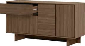 Μπουφές Capri Megapap χρώμα καρυδί milano 146x45x76,5εκ.