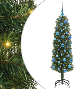 vidaXL Τεχνητό Χριστουγεννιάτικο Δέντρο με 150 LED Πράσινο 150 cm