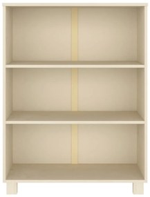 vidaXL Βιβλιοθήκη HAMAR Καφέ Μελί 85 x 35 x 112 εκ. Μασίφ Ξύλο Πεύκου