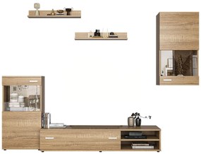 Σύνθετο Σαλονιού PLANETA Truffel Oak Μ200xΒ42xΥ186εκ.