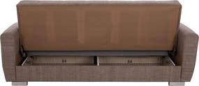 ΚΑΝΑΠΕΣ ΚΡΕΒΑΤΙ POLYA ΤΡΙΘΕΣΙΟΣ ΚΑΦΕ HM3240.02 215x80x77 εκ.
