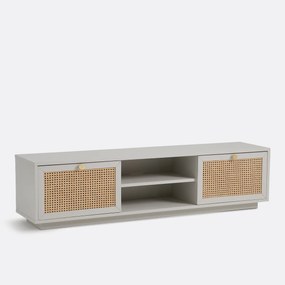 Έπιπλο τηλεόρασης με 2 πόρτες και 2 ράφια, Paola