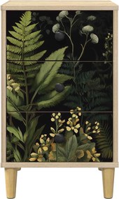 vidaXL Κομοδίνο RHENEN 2 τεμ. Sonoma Δρυς 36 x 33 x 60 εκ