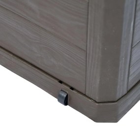 vidaXL Μπαούλο Αποθήκευσης Κήπου Καφέ 280 Λίτρα