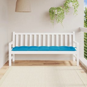 vidaXL Μαξιλάρι Πάγκου Κήπου Γαλάζιο 180x50x7 εκ. Ύφασμα Oxford