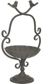 Διακοσμητική Πιατέλα 3-70-569-0066 24x17x35cm Brown Inart Metal