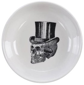 Μπωλ Για Dip Skull Top Hat 20178 100ml D11cm White-Black Homelab Porcelain