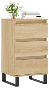 vidaXL Συρταριέρα Sonoma Δρυς 40 x 35 x 70 εκ. από Επεξεργασμένο Ξύλο
