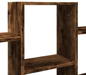 Ράφι τοίχου Καπνιστή βελανιδιά 159x18x66 cm Κατασκευασμένο ξύλο - Καφέ