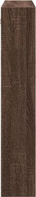 vidaXL Ντουλάπι Τοίχου Καφέ Δρυς 80x15x80 εκ. Επεξεργασμένο Ξύλο