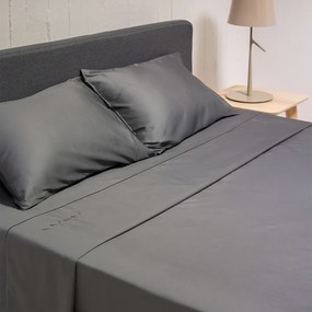 Σεντόνια Υπέρδιπλα (Σετ) Naf-Naf Unique Dark Grey