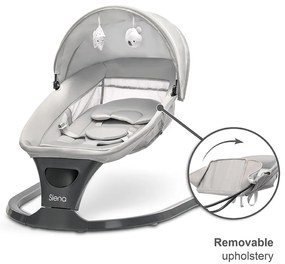 Κούνια Ηλεκτρική Siena  Graphite 10090110002 Lorelli