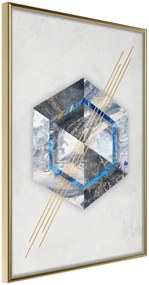 Αφίσα - Marble Composition II - 40x60 - Χρυσό - Χωρίς πασπαρτού