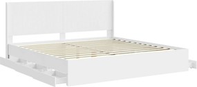 vidaXL Καλάθι με αποθήκη και κεφαλάρι Λευκό 180 x 200 cm