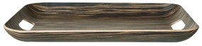 Δίσκος Σερβιρίσματος Wood 53800970 45x36cm Dark Brown Asa Ξυλο