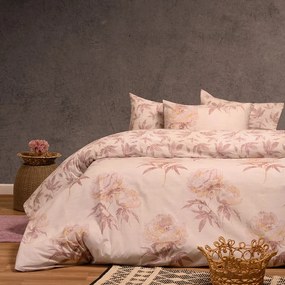Σετ Σεντόνια Βαμβακερά Μονά Με Λάστιχο 100x200+32εκ. Calvert Rose Ultra Line Melinen 20004106