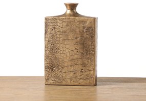 Βάζο Ανάγλυφο Polyresin Χρυσό ESPIEL 15x4,5x24εκ. FIK403K2