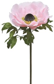Τεχνητό Λουλούδι Ανεμώνη 00-00-23833-50-4 Φ50x140cm Pink Marhome Leather,Plastic