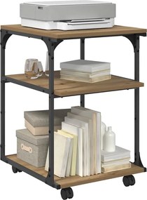 vidaXL Σταντ Εκτυπωτή Artisan Oak 43 x 48 x 64 εκ Επεξεργασμένο ξύλο