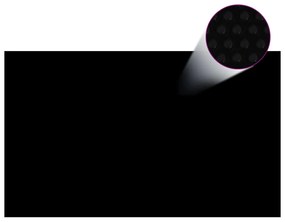 Κάλυμμα Πισίνας Ορθογώνιο Μαύρο 1000x600 εκ. από Πολυαιθυλένιο