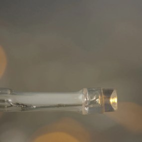 Χριστουγεννιάτικα Λαμπάκια 72 Led Βροχή 3.2μ Θερμό Λευκό Ηλιακά Με Πρόγραμμα Eurolamp 600-04921
