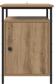 vidaXL Κομοδίνο Artisan Oak 40 x 42 x 60 εκ. Επεξεργασμένο ξύλο