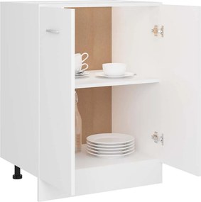 vidaXL Ντουλάπι "Lyon" Λευκό 60x46x81,5 εκ. από Τεχνητό Ξύλο