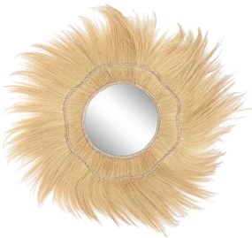 Τοίχο καθρέφτη Home ESPRIT Φυσικό Bali 110 X 11 X 110 CM