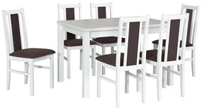 Τραπέζι Victorville 120, Άσπρο, 78x80x120cm, 32 kg, Επιμήκυνση, Πλαστικοποιημένη μοριοσανίδα, Ξύλο, Μερικώς συναρμολογημένο, Ξύλο: Οξιά | Epipla1.gr