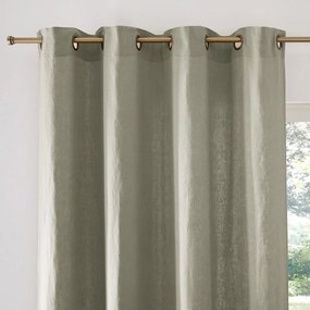 Κουρτίνα από λινό με καψούλια, Elba