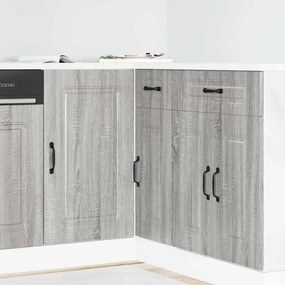 VidaXL ντουλάπι βάσης κουζίνας Kalmar Γκρι sonoma Επεξεργασμένο Ξύλο