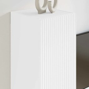 vidaXL Ντουλάπι Τηλεόρασης Τοίχου 2 pcs Λευκό 30 x 31 x 60 εκ