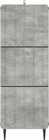 vidaXL Ντουλάπι με Συρτάρια 33 x 34,5 x 92 εκ. Επεξεργασμένο Ξύλο