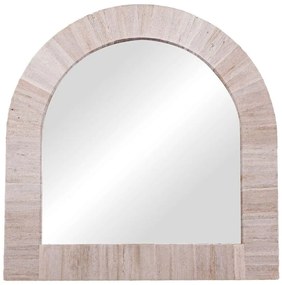 Καθρέπτης Τοίχου Koin I 337-000028 80x8x80cm Natural Inart Ξύλο