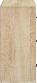 vidaXL Ντουλάπι Sonoma Δρυς 80x33x70 εκ. από Επεξεργασμένο Ξύλο